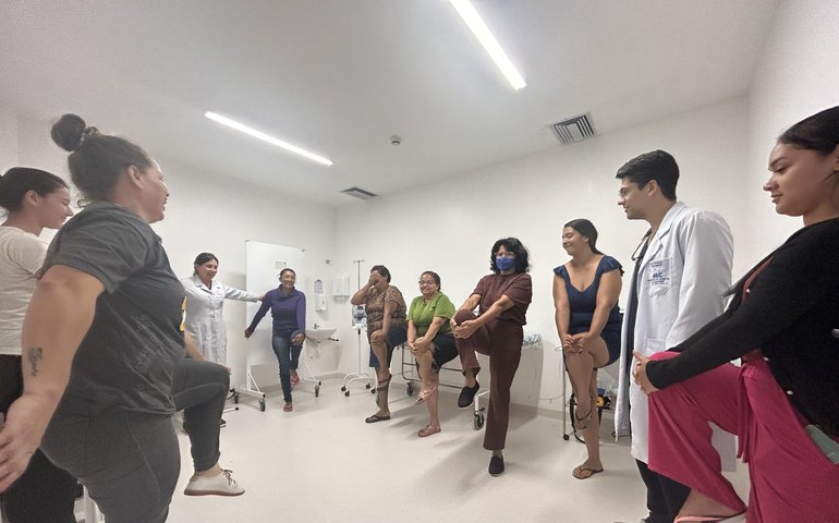 Projeto Cuidar em Movimento promove bem-estar para acompanhantes no Hospital do Coração Alagoano