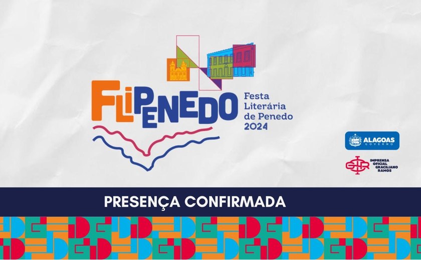 Imprensa Oficial Graciliano Ramos marca presença na FliPenedo 2024 com mais de  40 títulos