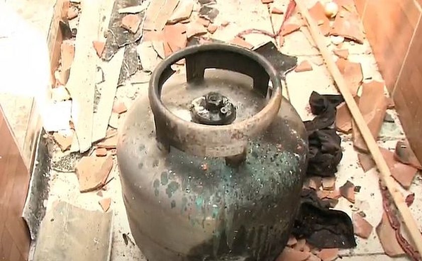 Uma das vítimas de explosão provocada por vazamento de gás teve 100% do corpo atingido pelas chamas