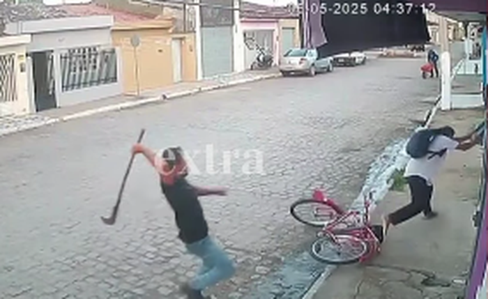 Crime foi flagrado por câmeras de segurança Crime foi flagrado por câmeras de segurança