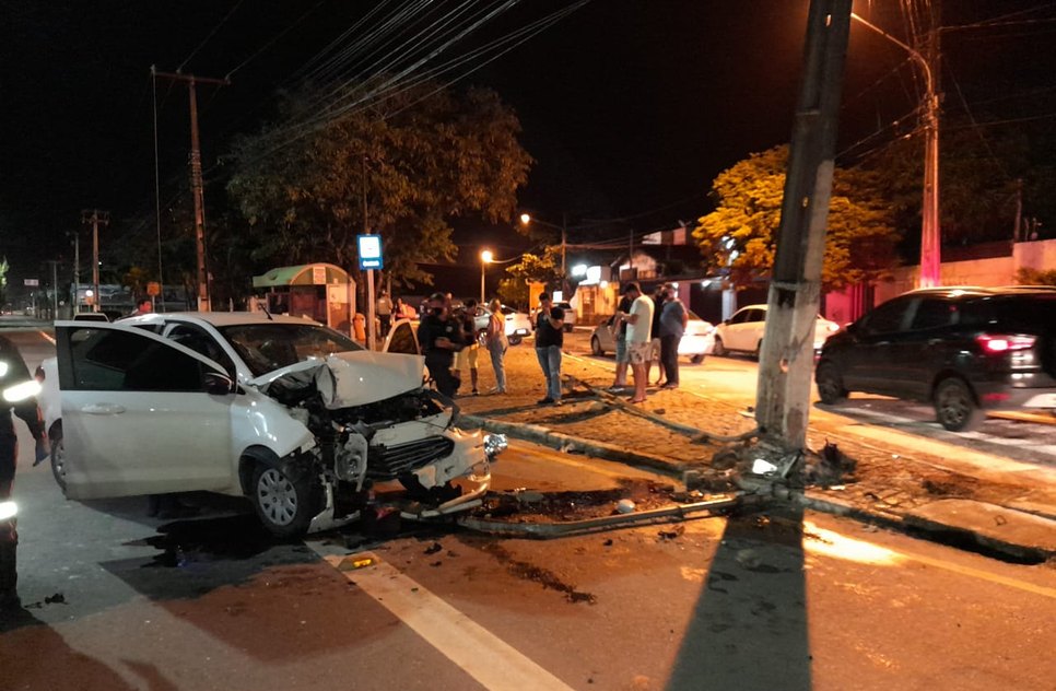 Acidente Beira Mar policial Civil / Foto: CPTran