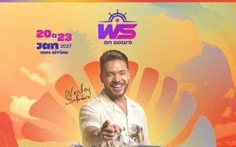 Wesley Safadão comanda a sétima edição do WS On Board, o navio mais animado do mundo