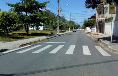 Vias da Santa Amélia recebem nova sinalização horizontal 