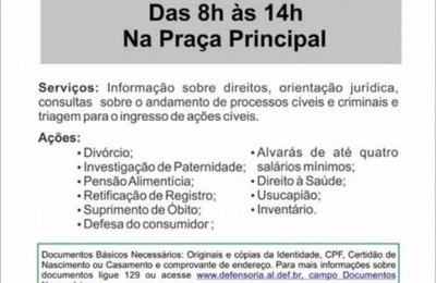 Porto de Pedras recebe “Expresso da Cidadania” para dois dias com seu povo 	