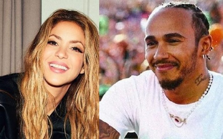 Shakira e Lewis Hamilton tiveram três encontros secretos na casa da cantora em Ibiza, diz jornal