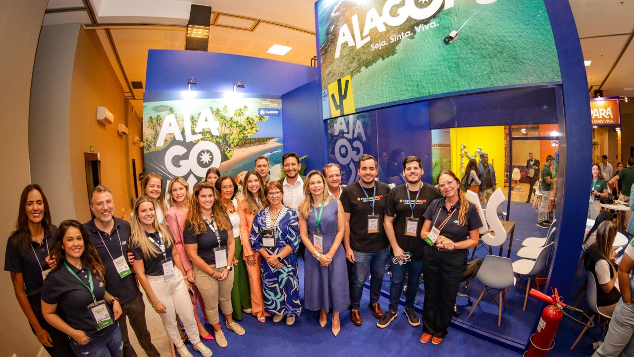 Secretaria de Turismo promove Destino Alagoas na 51ª ABAV Expo, em Brasília