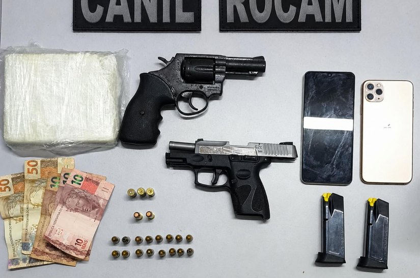 PM apreende seis armas de fogo em ações policiais em Arapiraca e Taquarana