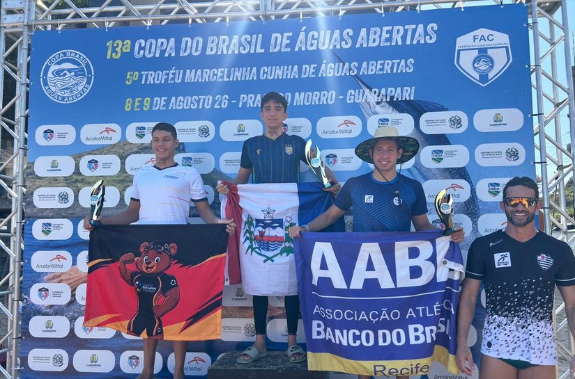 Natação: Felipe Knowles leva Alagoas ao topo do pódio nacional em etapa da Copa Brasil