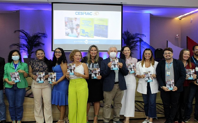 Lançamento Coletivo de Livros da Editora Cesmac abre celebrações dos 50 anos da Instituição