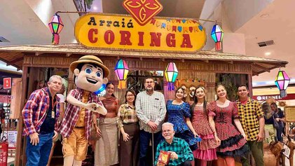 Grupo Coringa recebe imprensa alagoana em sua tradicional Barraca Junina no Maceió Shopping