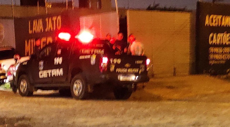 Cliente é executado dentro de lava a jato em Itabaiana / Foto: Foto: Reprodução/Redes Sociais