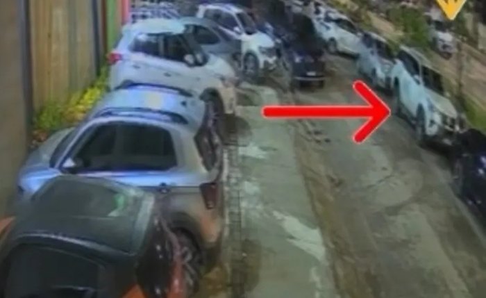 Veículo furtado em festa