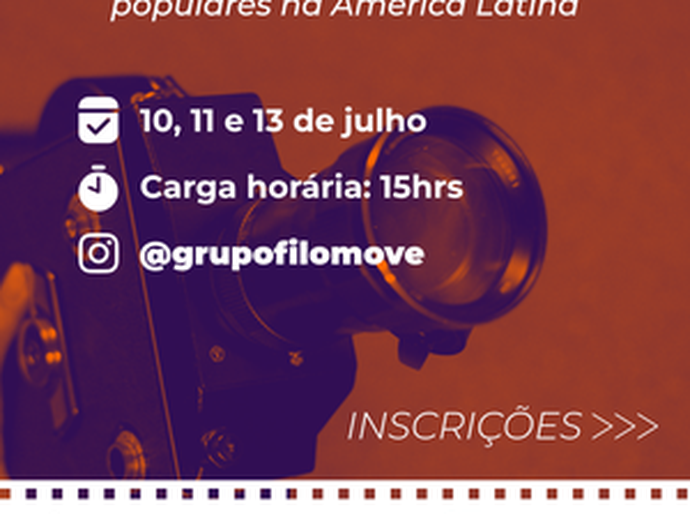 Filomove promove curso de Cinema, filosofia e culturas populares latino-americanas