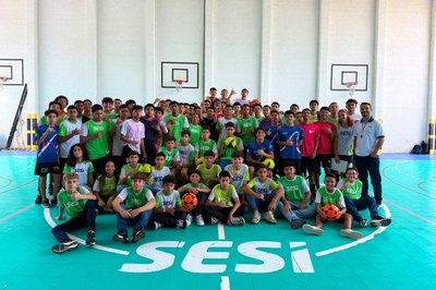 Esporte fortalece aprendizado e integração entre estudantes nas escolas do SESI-AL