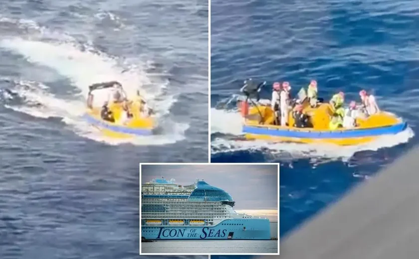 Maior cruzeiro do mundo resgata 14 pessoas que estavam à deriva no mar do Caribe; veja vídeo