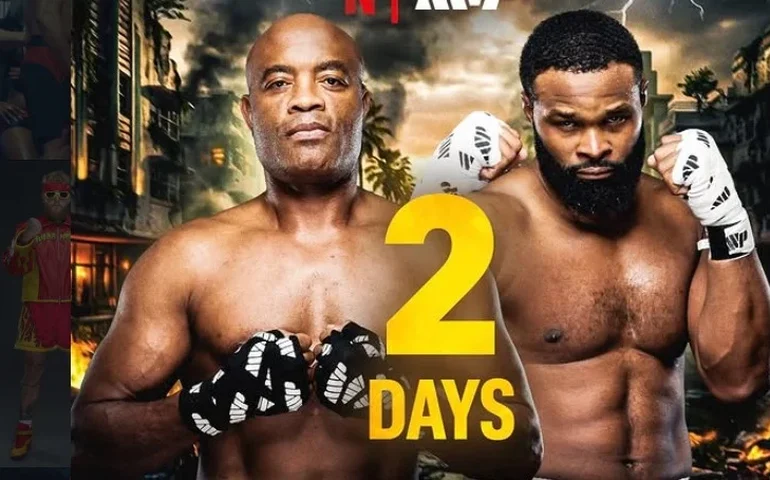 Anderson Silva vence Tyron Woodley por nocaute técnico em Miami