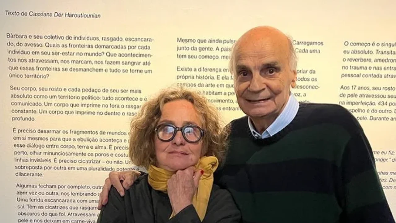 Dráuzio Varella e Regina Braga relembram início do romance após aula de teatro
