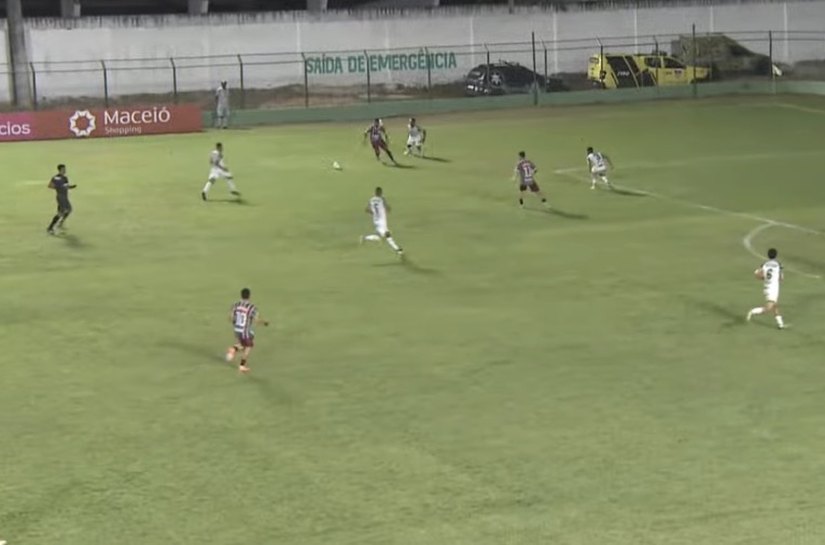 Em jogo com apagão, Coruripe e CSE empatam em 1 a 1