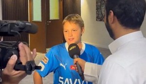 davi-lucca-filho-de-neymar-entrevista-em-ingles-21082023085046918 / Foto: Foto: Redes Sociais/ Reprodução