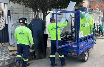 Projeto Ecoponto Aqui leva educação ambiental e coleta de resíduos ao Vergel do Lago