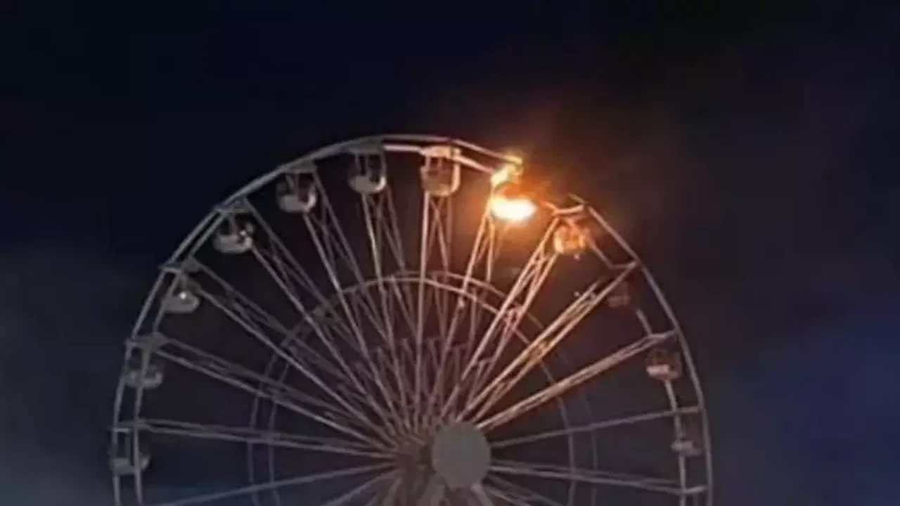 Na Alemanha, incêndio em roda-gigante de festival de música deixa 30 pessoas feridas