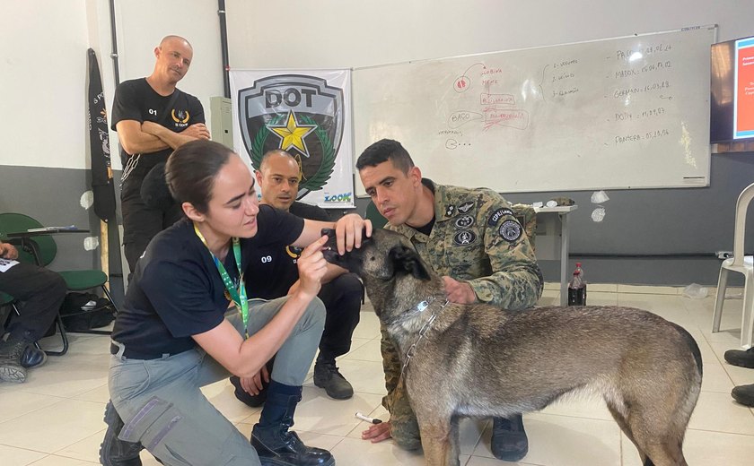 Militar alagoana conquista primeiro lugar em curso com cães no Espírito Santo