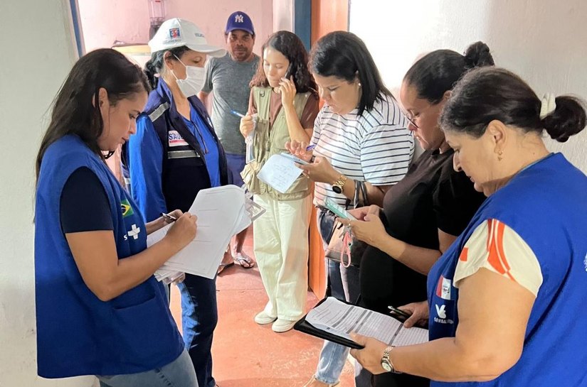 Técnicos da Sesau realizam monitoramento de Vigilância em Saúde nos municípios atingidos pelas chuvas