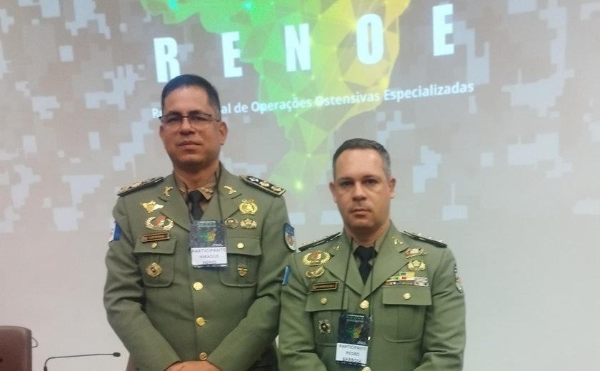 Oficiais representam PM de Alagoas em evento sobre combate a organizações criminosas em Brasília