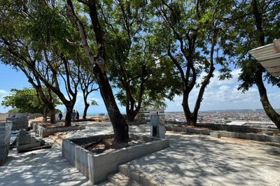 Revitalização do Mirante Santa Terezinha atinge 50% de avanço físico