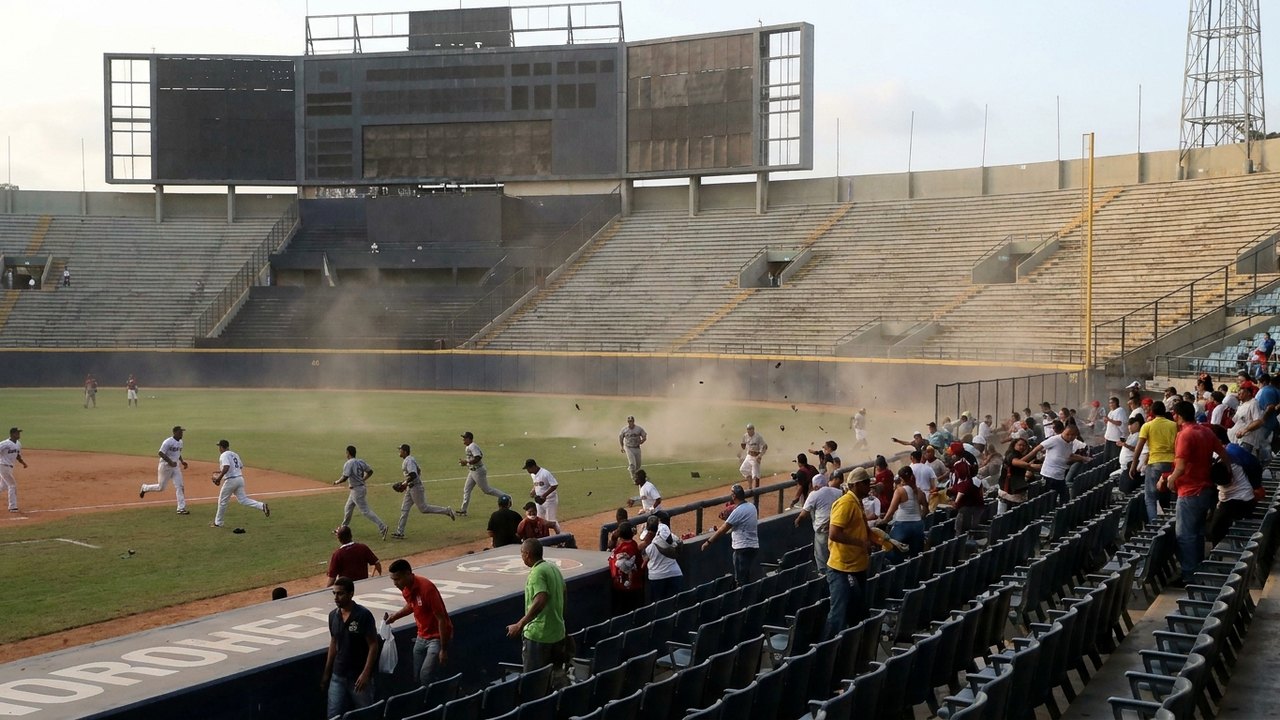 Terremoto provoca correria e interrompe jogo de beisebol em Caracas