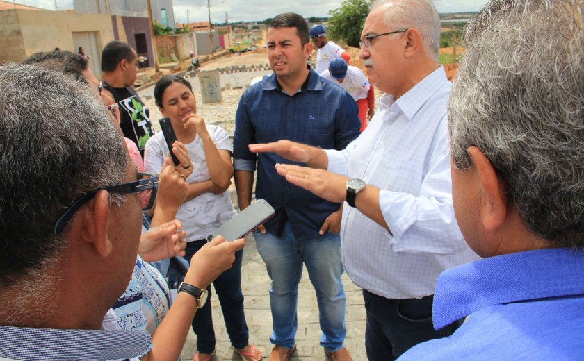 Durante visita técnica Rogério Teófilo anuncia investimentos para Arapiraca
