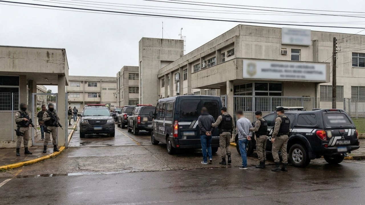 Operação no RS mira grupo suspeito de comandar tráfico diretamente de presídios