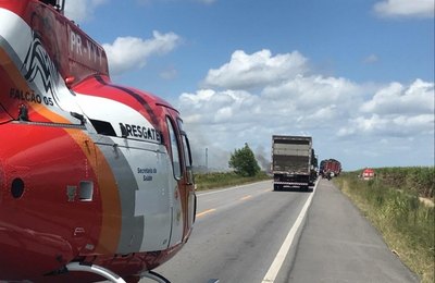 Samu Alagoas resgata vítimas de acidente em São Miguel dos Campos