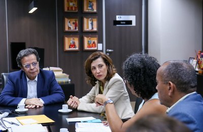 Ministra do Desenvolvimento Agrário realiza visita institucional ao Tribunal de Justiça de Alagoas