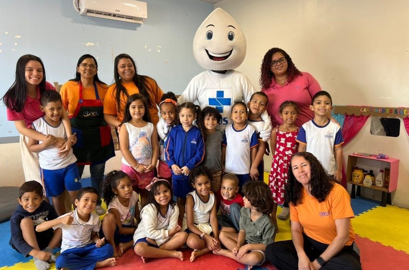 Saúde leva vacinação contra influenza para os Gigantinhos