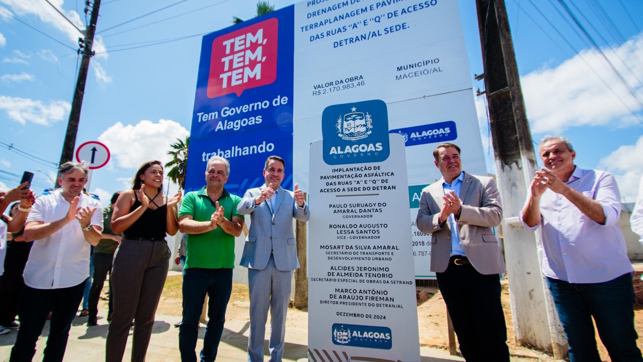 Governador inaugura vias e novas instalações do Espaço Educacional Detranzinho