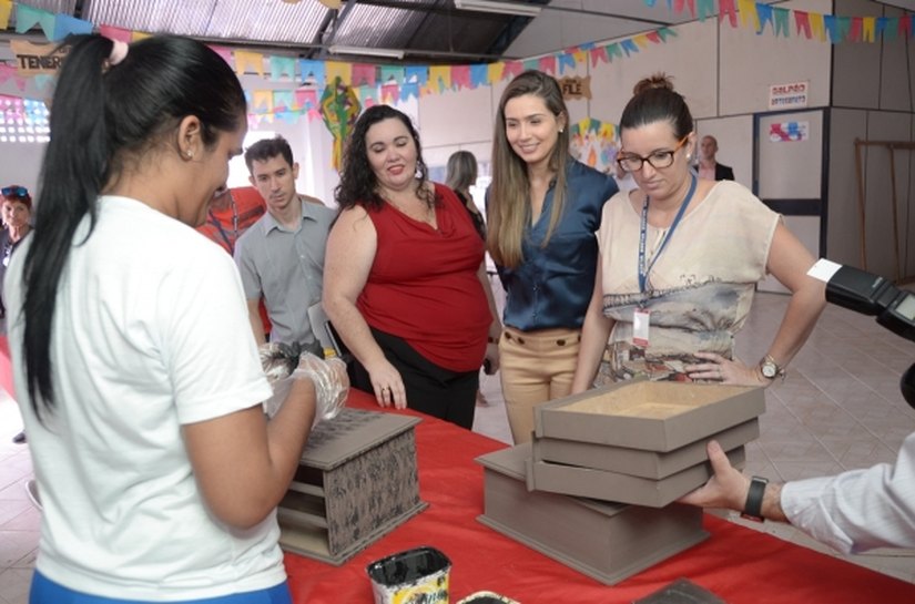 Primeira-dama acompanha ações ressocializadoras no sistema prisional