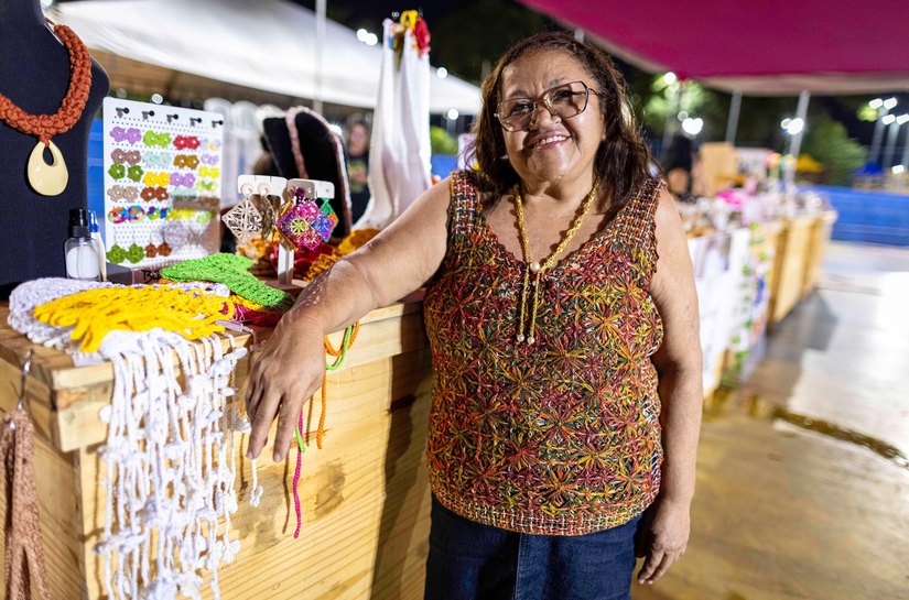 Feira da mulher empreendedora valoriza artesanato e leva opção de lazer para moradores da parte alta