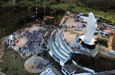 Obra de revitalização do Cristo Redentor é inaugurada com festa, em Palmeira 