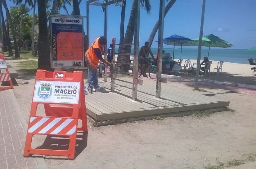 Semel inicia manutenção de estações de ginástica