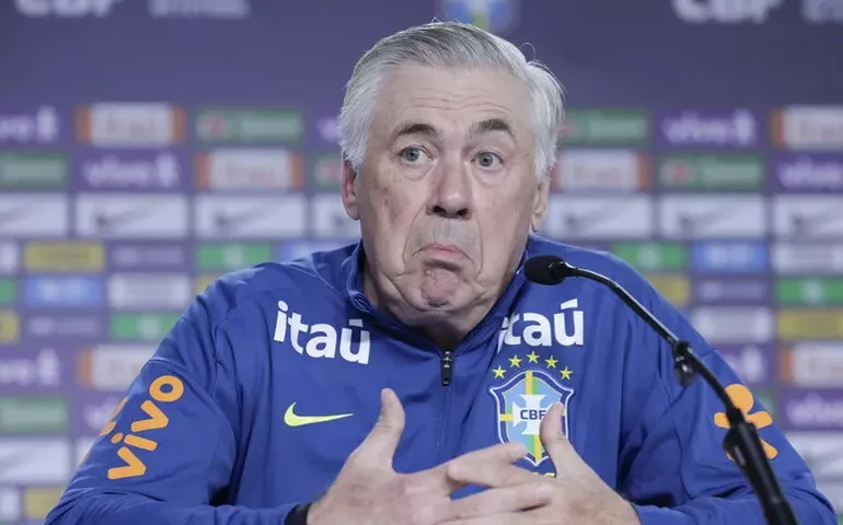 Ancelotti diz que Neymar não foi convocado por 'decisão técnica'