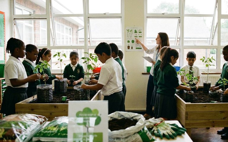 Sustentabilidade em sala: a escola na linha de frente em iniciativas ambientais