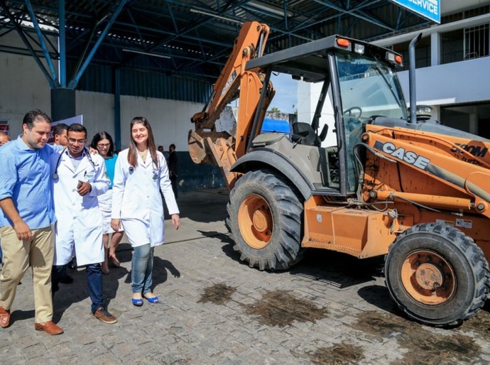 Terreno é preparado para início das obras do novo complexo de saúde