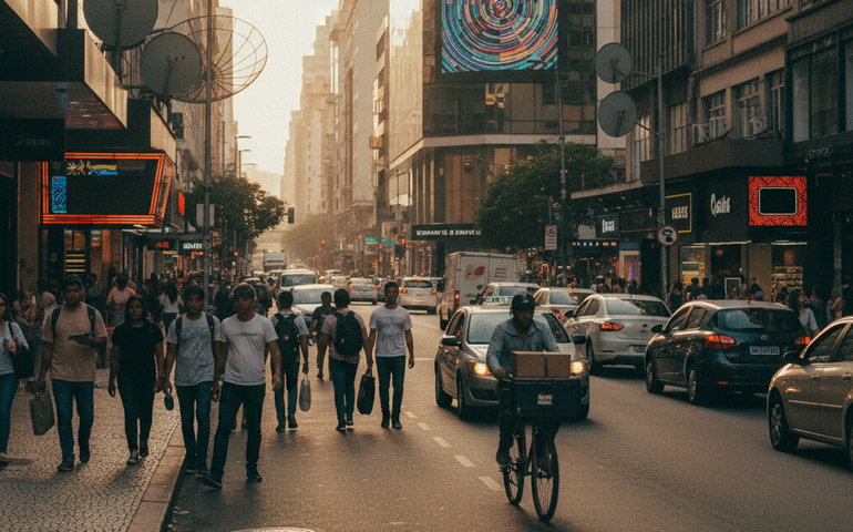 Serviços operam 0,1% abaixo do recorde histórico em novembro, aponta IBGE