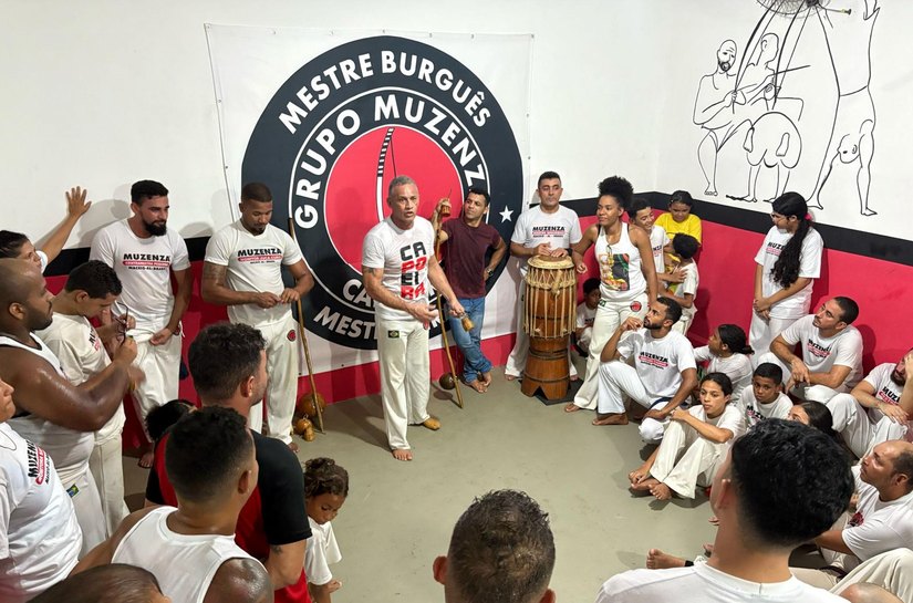 Projeto Ecoar promove roda de capoeira aberta à comunidade no CT Muzenza Alagoas