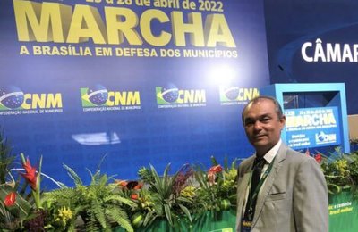 Prefeito de Anadia participa da Marcha em Defesa dos Municípios em Brasília