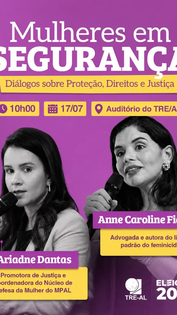 TRE/AL promove evento sobre proteção, direitos e enfrentamento  à violência contra a mulher