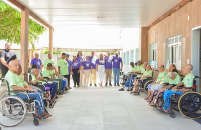Revitalização em abrigo de idosos beneficia dezenas de famílias no Dia do Bem Fazer em São Miguel dos Campos