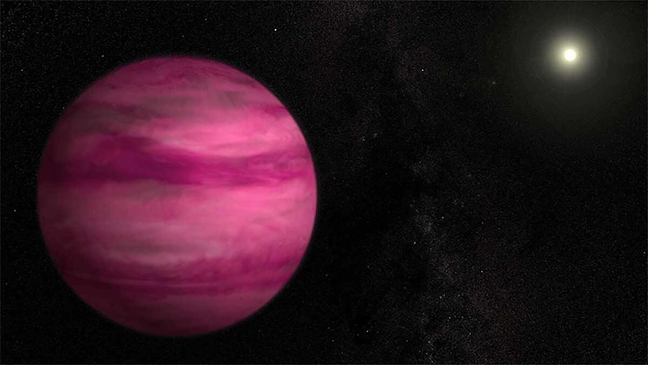 Planeta rosa com nuvens salgadas intriga astrônomos e revela limites dos modelos atuais (IMAGENS)