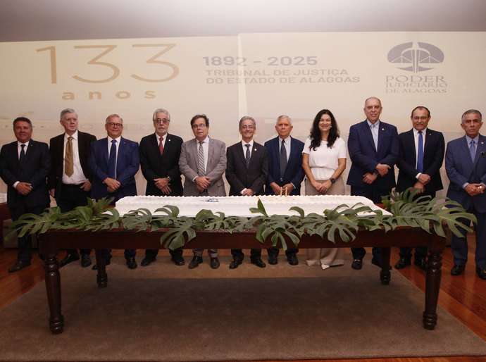 Presidente Fábio Bittencourt enaltece atuação do TJAL, que celebra 133 anos
